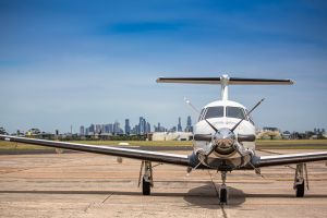 Air Adventure Outback Jet on Runway