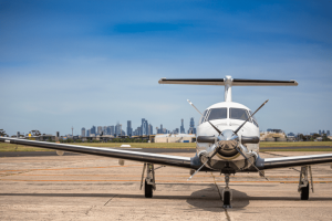 Air Adventure Outback Jet on Runway
